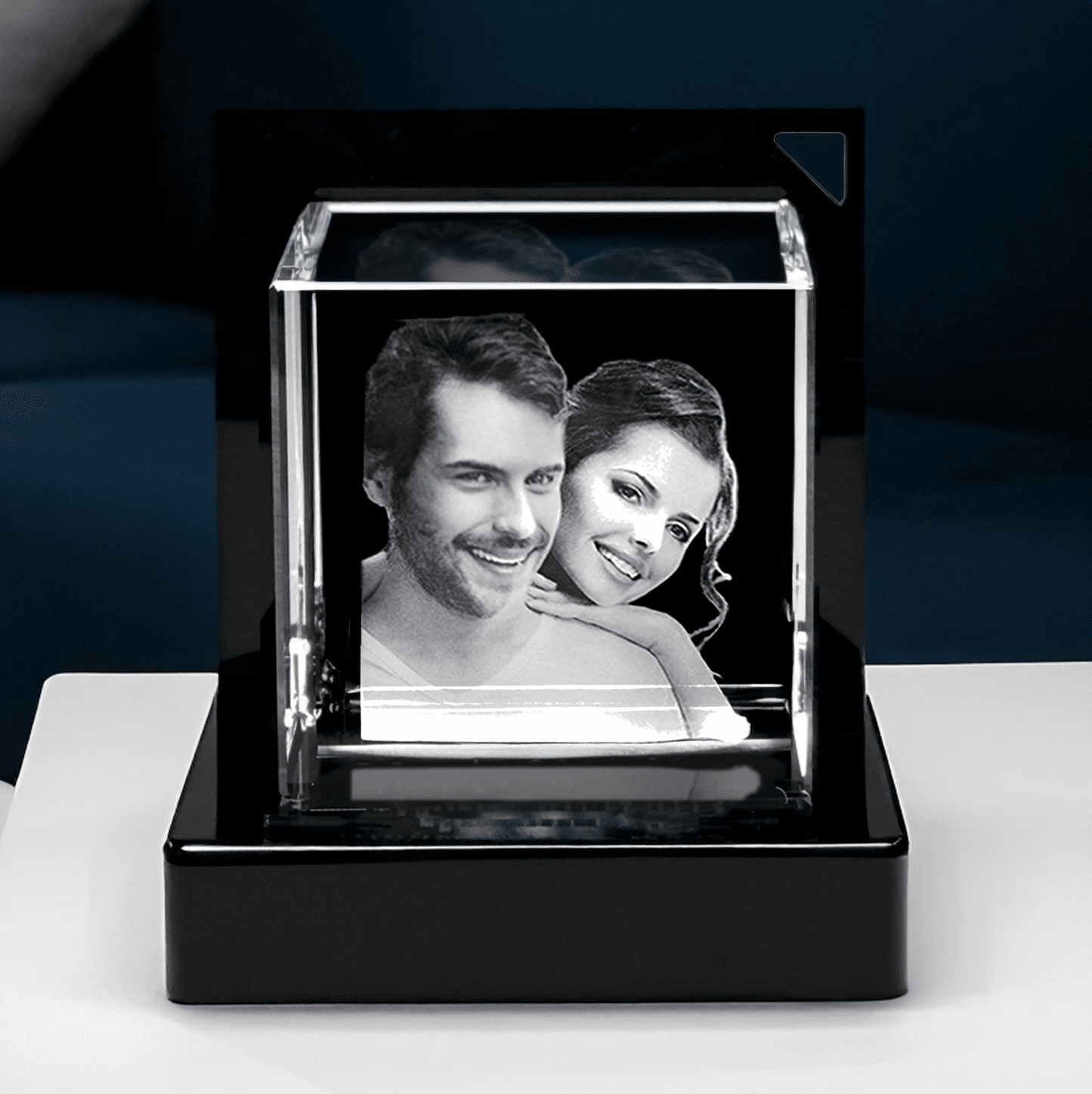 Glaswürfel | 3D-Glasfoto