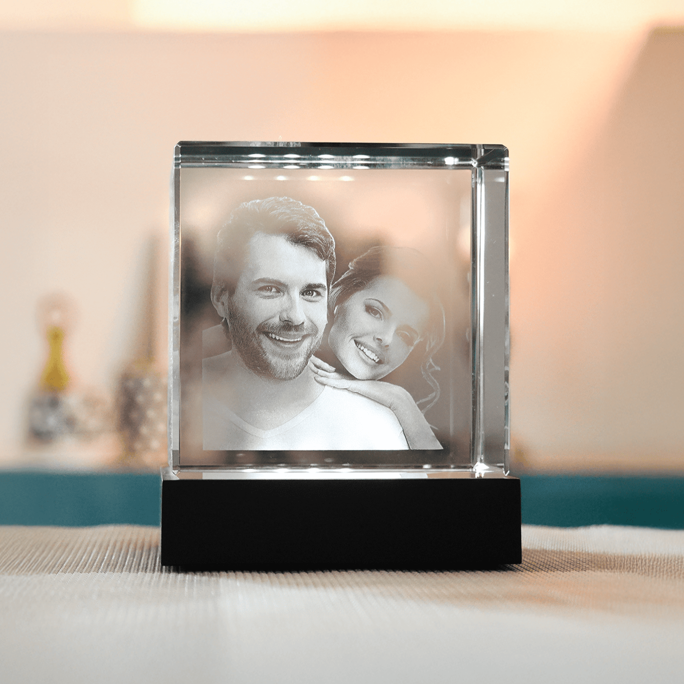 Glaswürfel | 3D-Glasfoto