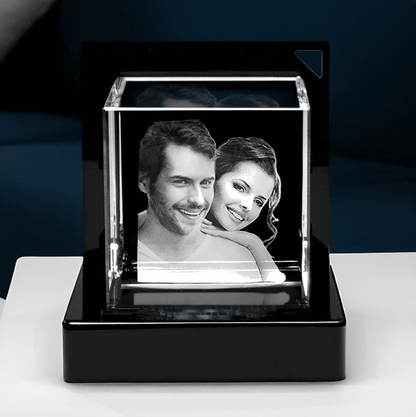 Glaswürfel | 3D-Glasfoto